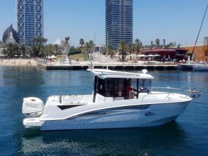 Renting of motorized boat