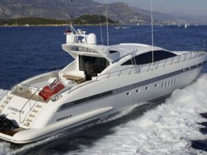 Renting of Luxury Yacht Mangusta in Barcelona | Sailing BCN